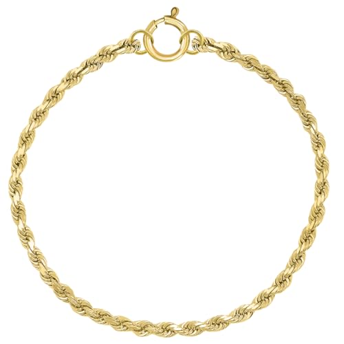 Real Genuine Solid 1/20 14K Yellow Gold Rope...