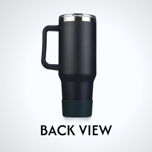 Image of The Memory Company NFL 40oz Game Day Tumbler - Premium Stainless Steel Double-Wall Vacuum Insulated Travel Cup with Removable Silicone Base , Laser Engraved Team Logo, Hot & Cold Drinks
