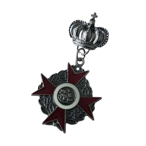Retro Designs Martial Badge Antique Emblems Metal Brooch Pin For History