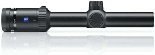 ZEISS Conquest V6 1-6x24 Riflescope with Illuminated ZMOA-4 Reticle (#95) - External Locking Single Turn Turret - Ballistic Stop - Fixed Parallax - .5 MOA
