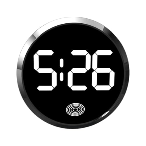 Reloj digital mini para coche, táctil, digital, pantalla luminosa con LED, para vehículos, casa, viajes