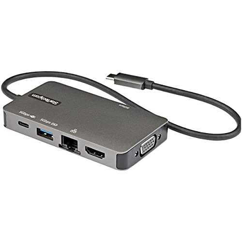 Adaptateur Multiports USB-C pour le télétravail et vos déplacements avec hub vidéo HDMI VGA