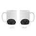 MUGBREW Black Labrador Retriever Dog Ceramic Coffee Mug Tea Cup, 11 OZ