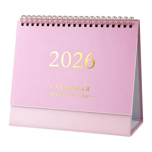 AOKWAWALIY 2026 Desk Calendar Standing Flip Desktop Calendar From August 2025 to December 2026 Stand up Desk Calendar 7.4x6.4 Inch with Twin-Wire Binding - Cosy Home Interiors AOKWAWALIY 2026 Desk Calendar Standing Flip Desktop Calendar From August 2025 to December 2026 Stand up Desk Calendar 7.4x6.4 Inch with Twin-Wire Binding
