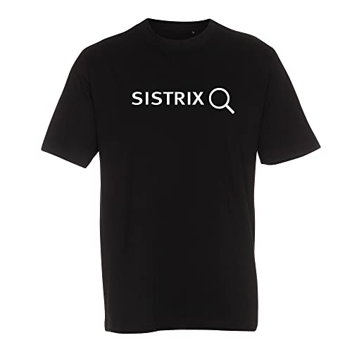 T-shirt noir unisexe SISTRIX taille L : ne se déforme pas au lavage