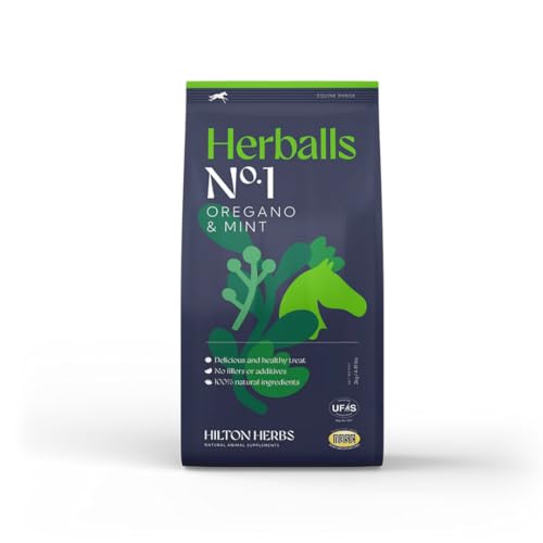 Hilton Herbs Herballs 100% Natural Treats No Sugar Molasses-Free Healthy Horse Snacks