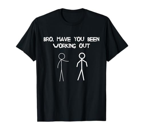 Funny Stick Figure Gym Jokes T-Shirt