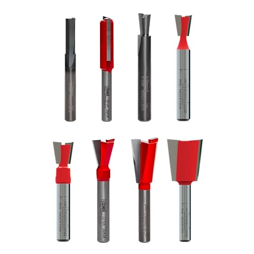 Freud 96-100: 8 Piece Bit Sets For Incra Jig¨ with 1/4' shank