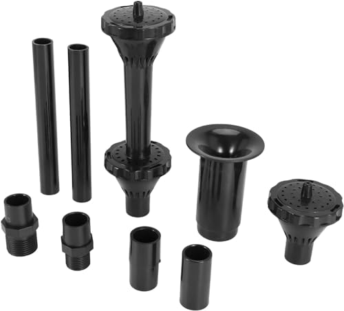 9-teiliges Springbrunnen-Set, für Garten, Tauchpumpen, Teich, Aquarium, Aquarium und Pool