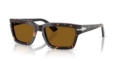 Image of Persol mens Po3363s Rectangular Sunglasses