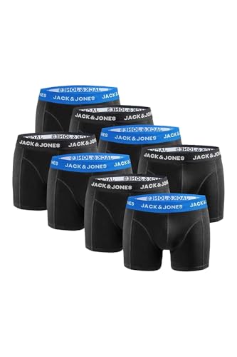 JACK & JONES Herren JACPUT Trunks 8 Pack 12259926, Black/Mix 2, L