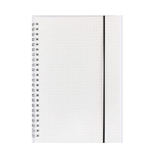 黒のA5ノート 100ページ HS Wリングノート A5サイズ A罫 黒 50枚 (100円ショップ 100円