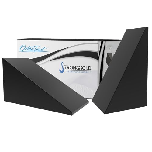 OrthoTrust-StrongHold-Pelvic-Sacral-Blocks-Set-High-Density-Foam-Wedges-Black-Color-Set OrthoTrust StrongHold Pelvic Sacral Blocks Set High-Density Foam Wedges - Black Color Set - Image 1