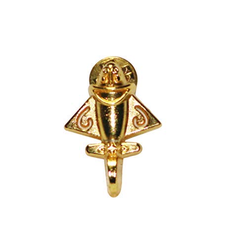 Pre-Columbian 24k Gold Plated Lapel Pin | Ancient Aliens Columbian Airplane Gold Lapel Pin | Gold Lapel Pin Unisex Jewelry | Quimbaya Lapel Pin | Ancient Aliens Lapel Pin A