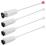 GLSTOY Barras de Suspensión para Lavadora Resorte Amortiguador 4 Piezas Tres Blancas una Rosa 535 CM Reducción de...