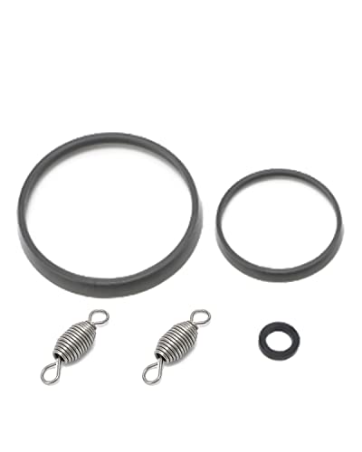NEWTRY Ensembles d'accessoires universels (jeu d'anneaux en plastique et 2 ressorts) pour pompe doseuse à eau hydraulique injecteurs d'engrais chimiques Cover