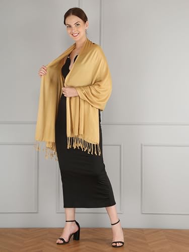 Premium Pashmina Shawl for Women – Soft Wrap for Wedding, Party, Bridesmaid, Evening Dress Accessory4