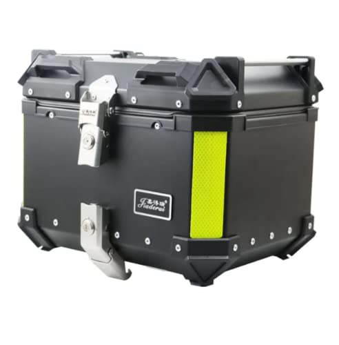 Image of Jdr Aluminium Motorcycle /Bike Top Box /Top case with Universal Monokey Plate 46 Ltrs- Black