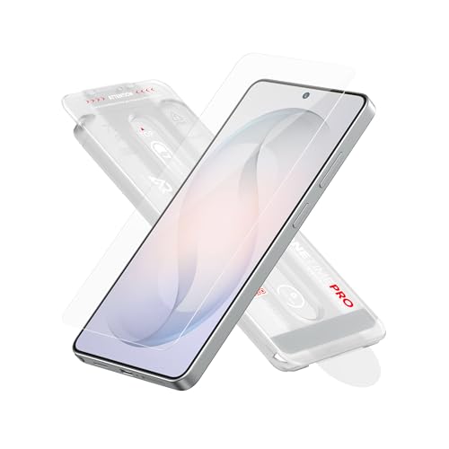 FLOLAB NanoArmour ONETIME PRO for Samsung Galaxy S26 Ultra Screen Protector Anti Reflective Tempered Glass Edge to Edge Fingerprint ID Compatible Dust Free Easy to Install