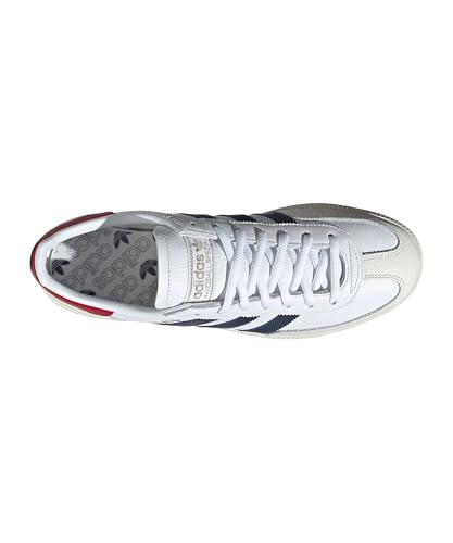 Image of adidas Handball Spezial Mens Shoes, Cloud White /Shadow Navy /Team Victory Red, Size 13