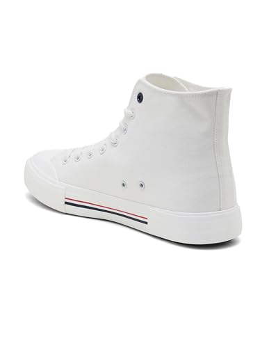 Image of U.S. Polo Assn. Mens VLAIR 2.0 Mid Top Sneaker Off White