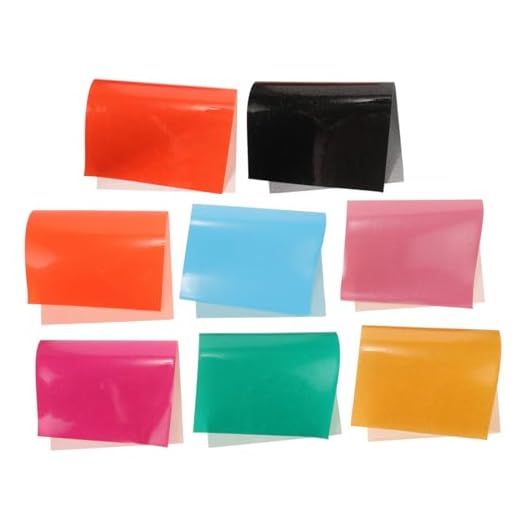 EXCEART 8 Hojas De Herramienta De Cuero Gelatinoso De Pvc Brillante