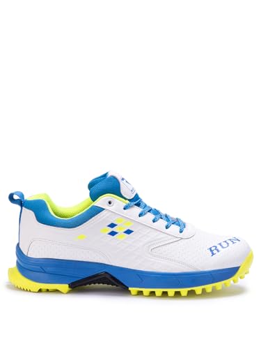 Image of Run 07 Mens Cr-1 p Cricket Shoes for Men | Lightweight Sports Shoes with Superior Grip & Cushioning | All-Day Comfort, Support & Durability for Sports Cricket