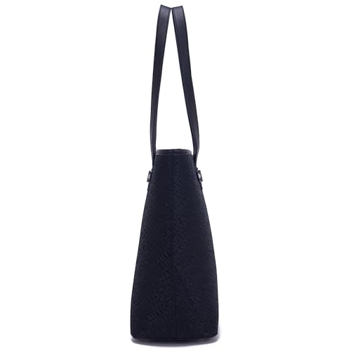 Image of Nautica Womens Lakeside Signature Jaquard Handbag | Checkerd Shoulder Bag With Zipper | Good Space, Zipper & Mobile Compartment Inside