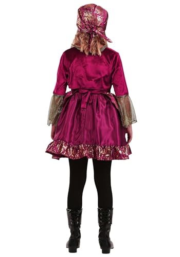 Disfraz de Pirata Niña con Vestido Satén y Accesorios miniatura 7