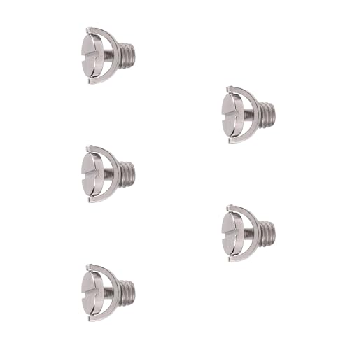 Tornillo de fijación de metal moldeado de 1/4 3/8 pulgadas D para la cámara, placas de liberación rápida, montaje en trípode, herramienta de fotografía de instalación rápida, tornillo de cámara
