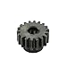 KJOET Industrial Machinery Pinion Gear 1.5M18T 12mm Width 5mm/6mm/6.35mm/8mm/10mm/12mm Bore Hole 18 Teeth Module 1.5 Motor Metal Gear Wheel Top Screw (Size : 8mm, Color : 18 Teeth)