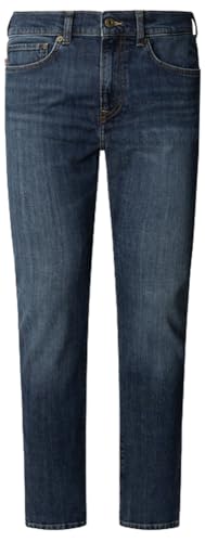 Pepe Jeans Pantalones Vaqueros Ajustados para Hombre, Azul (denim-5fa), 40W / 32L