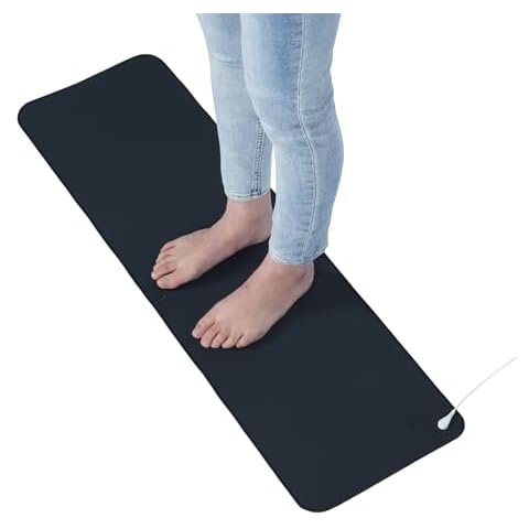 Seader Grounding Mat, Conductive Grounding Mat with 15ft Grounding Cord, Universal Grounding Pad for Pain Relief, Inflammation, Balance, 11.8 x 39.3 Cover
