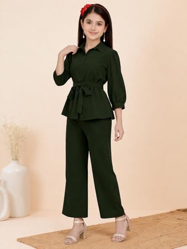 Image of Girls /Women Printed 34 sleeves co- ords set-107