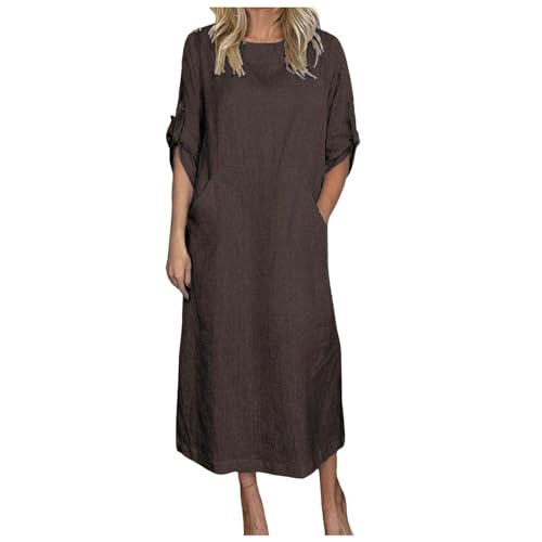 Robe t-shirt ample pour femme, finis les complexes avec cette tenue d'été fluide XL