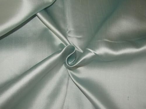 Soie Dupioni 100% pure couleur menthe, tissu de luxe haut de gamme en 137 cm