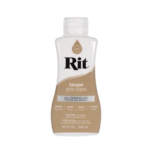 Rit Dye Liquid – Wide Selection of Colors – 8 Oz. (Taupe)
