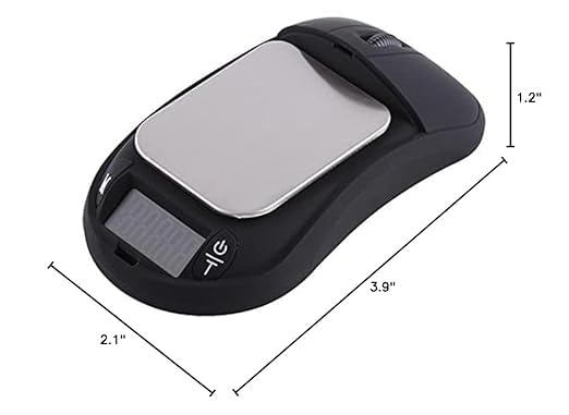 Miniatura 3 de Báscula digital de forma portátil, mini báscula de bolsillo gramos y onzas, báscula de cocina con precisión para joyería y báscula, báscula de