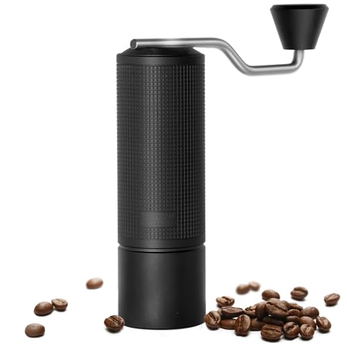 TIMEMORE Manual Coffee Grinder Chestnut ESP with Patented Stainless Steel Conical Burr - Precise Adjustable Setting, Hand Coffee Been Grinder for Espresso Moka French Press Pour Over - Black
