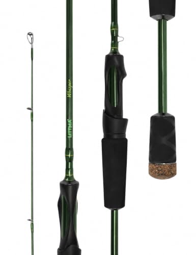 LITTMA Whisper 6' Ultralight Spinning Rod for Trout, Fast Action 2-Piece - image 1