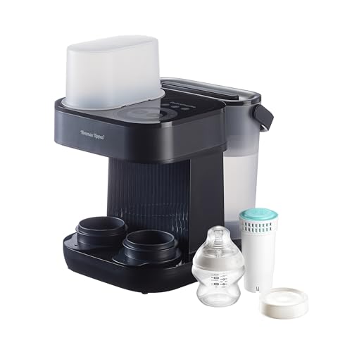 Tommee Tippee Perfect Prep Pro Machine Formula Powder Dispenser & Baby Bottle Maker with Antibacterial Water Filter & Personalised App Support