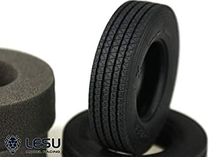 Amazon | LESU 1/14トラック・トレーラータイヤラジアルタイヤ