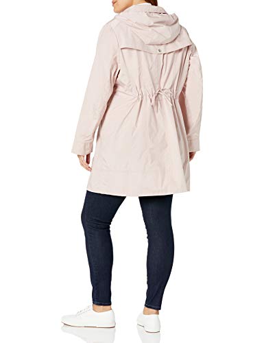 Image of Cole Haan Women's Back Bow Packable Hooded Rain Jacket