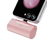 iWALK Mini Portable Charger 4500mAh,USB-C 20W Power Bank with Fast Charging,Compatible with iPhone 17 Pro Max/16 Pro/16/15,Samsung Galaxy S24 S23 Series,LG,HONOR,Xiaomi,iPad,AirPods and More,Pink