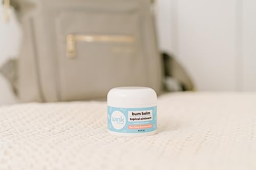 Wink Well Baby Bum Balm Cream For Diaper Rash, Irritated Skin And Insect Bites, Natural Moisturizing Cream With No Toxins, Dyes, Fragrances, Parabens, Petroleum Or BHA (2 Oz) - Thumbnail 5