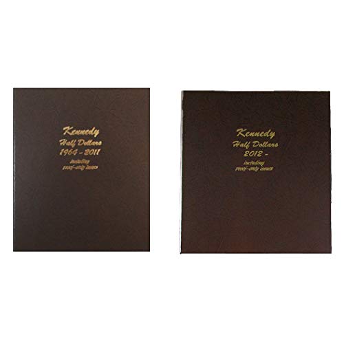 Dansco US Kennedy Half Dollar with Proof Coin Album Set 1964-2021#8166,...