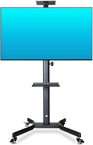 Soporte Móvil para TV con Ruedas y Estante Ajustable miniatura 2