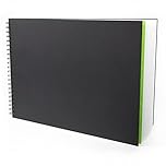 Artgecko Mixed Media Sketch Book A3 Landscape - 80 Pages (40 Sheets) 150gsm White Cartridge Paper