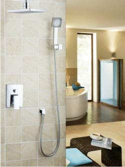 Ensemble de douche Torneira lumière LED mitigeur de salle de bain pluie - 2