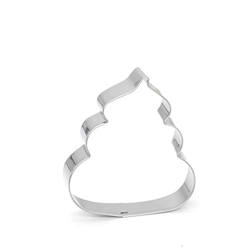 Stainless Steel Poop Shape Biscuit Mould - Stainless Steel Poop Shape Cutting Mold - Stainless Steel Poop Shape Chocolate Mould - 1PC